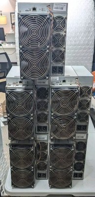 *LOT of 5* Bitmain Antminer S19 Pro 110TH/s ASIC Bitcoin Miner Vnish OS 550TH/s+
