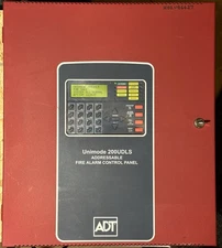 ADT UNIMODE 200UDLS ADDRESSABLE FIRE ALARM CONTROL PANEL - PRE-OWNED