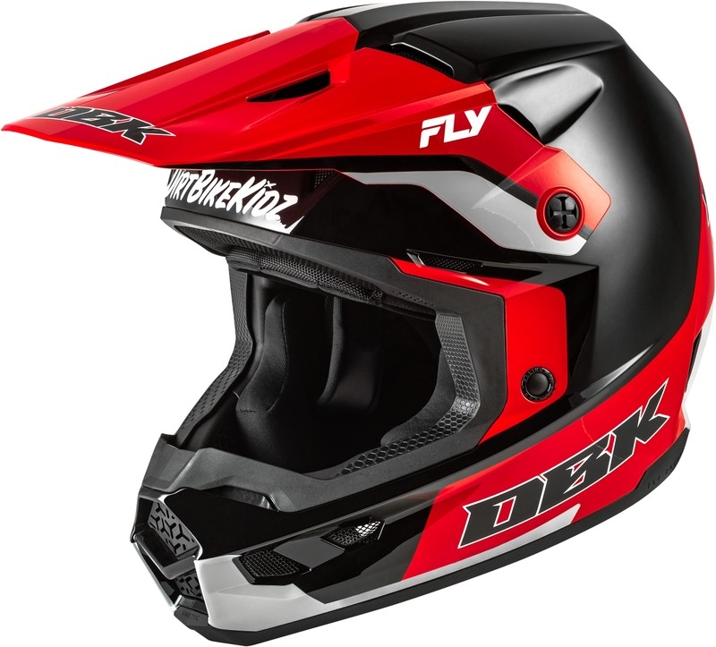 Casque Fly Racing Kinetic DBK pour sorties enduro et pistes de cross