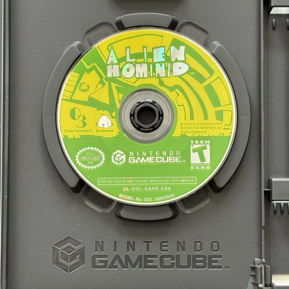 Nintendo GameCube Alien Hominid Completo En Caja CIB Probado Versión EE. UU. Foto 2 de 4