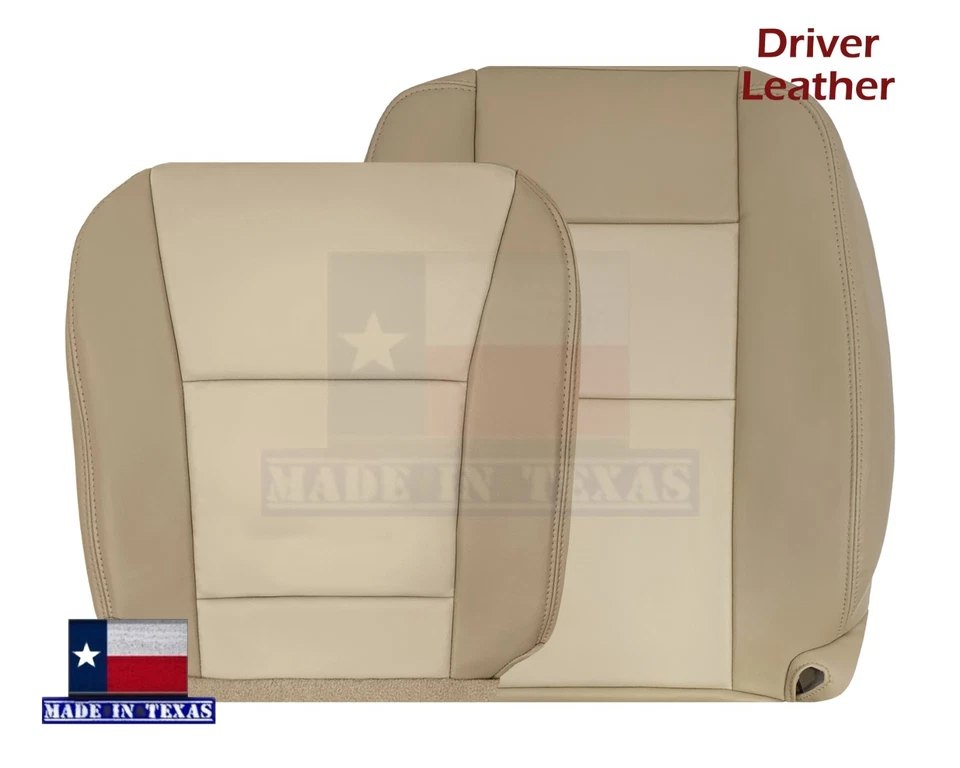 Cubierta de asiento de repuesto de cuero para conductor pasajero tostado Ford Explorer 2006-2010 Foto 3 de 4