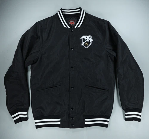 Riot Games Star Guardian Jacket Unisex Large Black Varsity Bomber Lux Jinx LOL - product listing photo