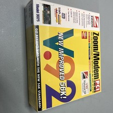 Zoom 56K V.92 PCI Fax Modem Model 3025   Boxed   Windows 98 / XP Vintage