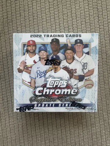 2022 Topps Chrome Update Series Sapphire Edition Hobby Box Sealed New
