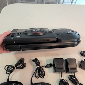 Sega CD + Sega Genesis Model 1 Console Combo w/ Controllers & Cords - Tested
