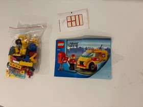 LEGO City 7731 Mail Van 100% Complete Box Manual Vintage 2008 Post Office Truck