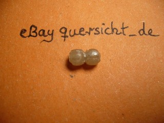 Wikinger Silberglasperle Haithabu Dänemark 9. 11. Cent. AD 10 41 mm 0 40g (Q039)
