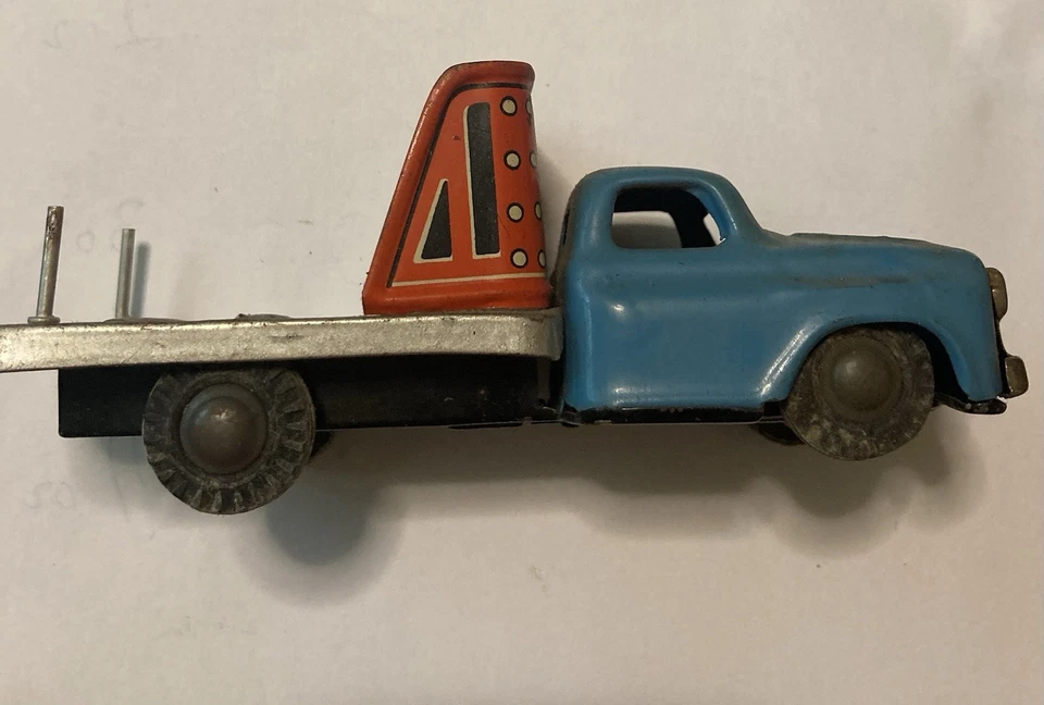 Vintage Nomura 5” Friction Toy Lumber Truck - Image 4 of 4