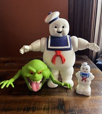 Vintage 1984 Ghostbusters Stay Puft Marshmallow Man and Slimer And Sharpener