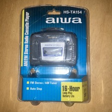 AIWA HS-TA154 AM-FM Stereo Cassette Player Vintage Sealed New