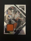 2025 Panini Prizm Bo Nix Silver Refractor Premier Patch