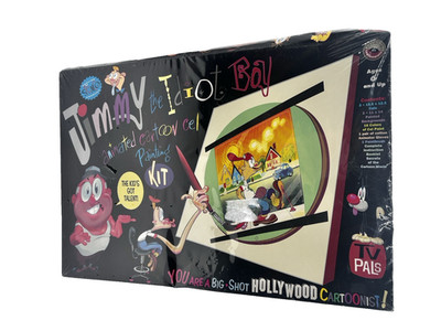 Spumco Jimmy The Idiot Boy Animated Cartoon Cel Painting Kit RARE- NEW! SEALED!