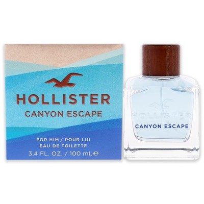 2 Pack Canyon Escape by Hollister for Men - 3.4 oz EDT Spray