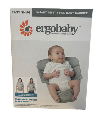 Ergobaby Omni Deluxe Baby Carrier Newborn to Toddler - Grey NEW