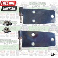 Driver Jeep Wrangler Yj Full Door Hinges 91-95 Oem Black