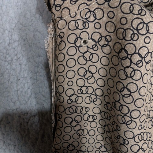 Nat Nast Shirt Mens Size XXL Tan Circle Geometric Short Sleeve Silk Shirt - Picture 2 of 8