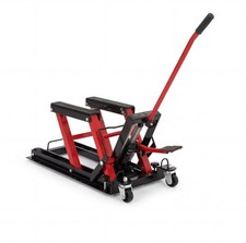 Motorcycle Hydraulic Pump Jack 1500 Lbs Atv Dirt Street Bike Stand Lift Tool Red