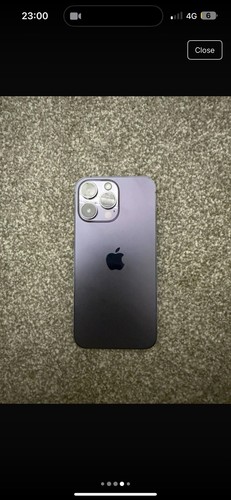 Deep Purple Iphone 14 pro max odblokowany. 256GB pamięci masowej - Zdjęcie 4 z 7