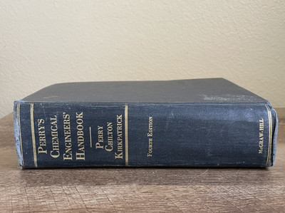 Perry's Chemical Engineer's Handbook Textbook - 4th Ed. - HC 1963 - McGraw Hill