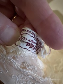 Vintage Alida 1940&rsquo;s Ivory Lace Lingerie Lace Slip Size 32 AS IS