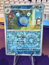 Carta Pokemon Poliwhirl Reverse Holo Scarlatto e Viola 151 061/165