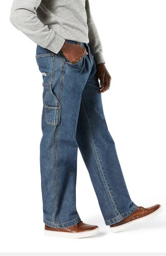 Signature by Levi Strauss & Co. Men's and Big Men's Carpenter Jeans Size 42×32 - Picture 13 of 16
