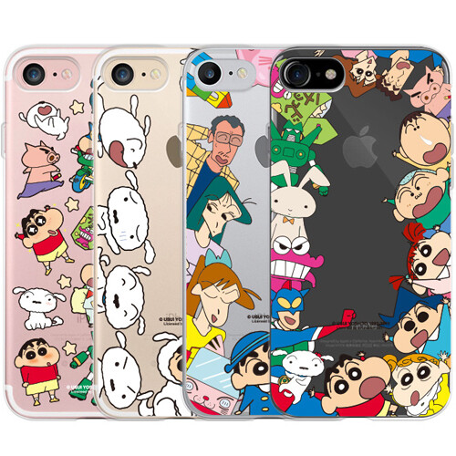 Crayon Shin-Chan Circle Clear Case for iPhone 16 15 Pro Pro