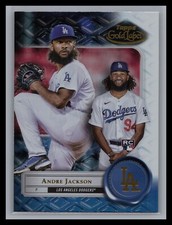 2022 Topps Gold Label #77 Andre Jackson Class 1 Base Rookie RC LA Dodgers