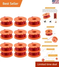 12-Pack Trimmer Line Spools - 0.065" Weed Wacker String, High Strength