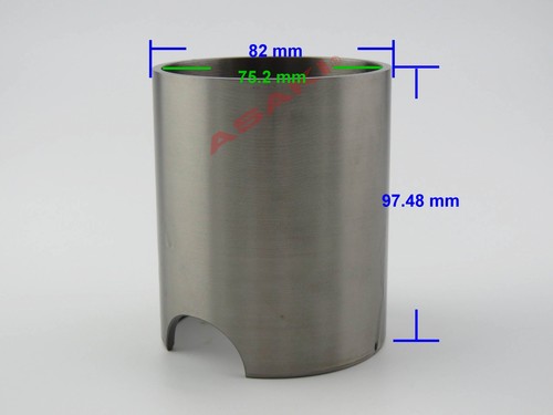 For PWC YAMAHA FX140 HO Cylinder Sleeve 44-410, half-finished, ID 75.25 MM - Foto 2 di 10