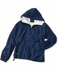Charles River Apparel Wind & Water-resistant Pullo - Navy W Mckinsey Logo