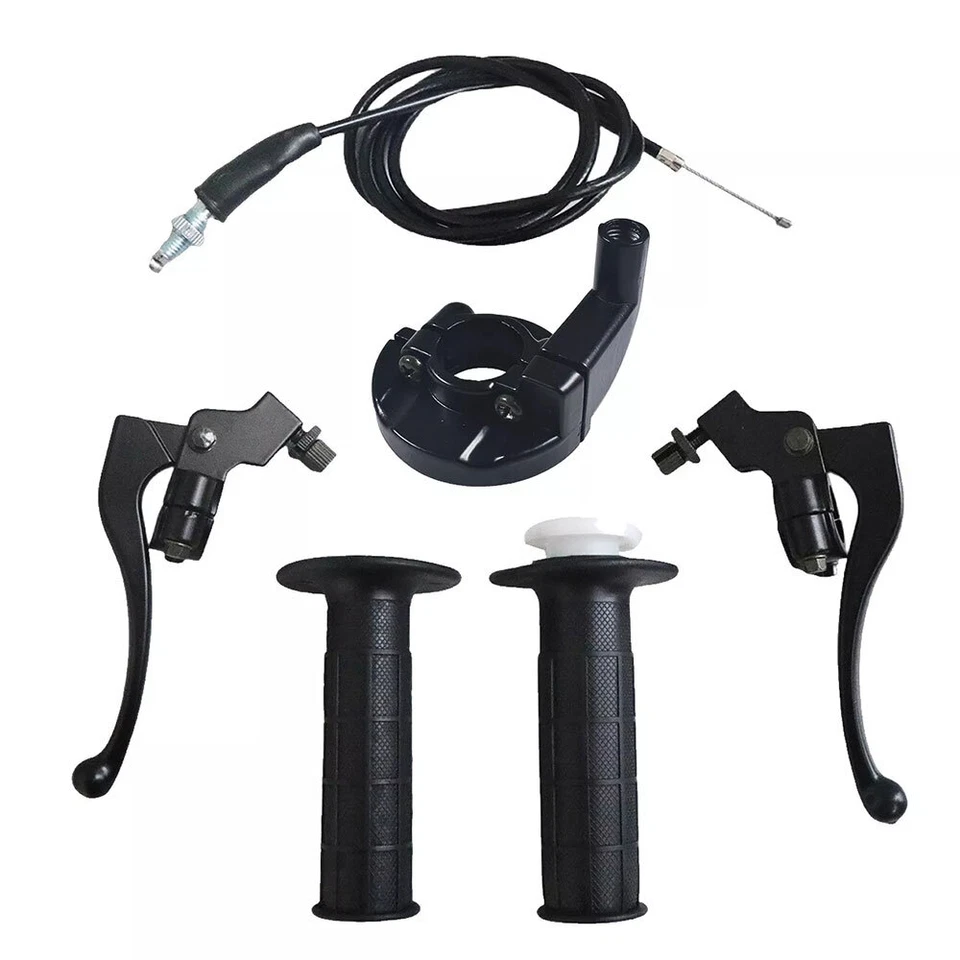 Throttle Handle+Right Brake Lever For Suzuki JR50 RM100 RM125 RM 50 60 RM80 RM85 - Image 3 of 4