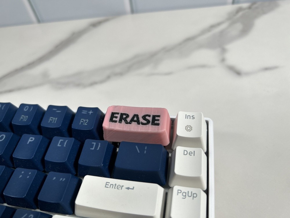 Custom Eraser Backspace Keycap for Gaming Keyboards – Funny and Unique Design