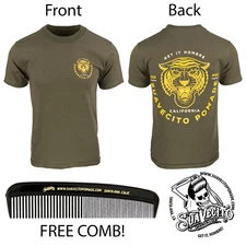 Men's Suavecito Tiger Green Tee Shirt (S, M, L, XL, 2XL, 3XL, 4XL, 5XL)