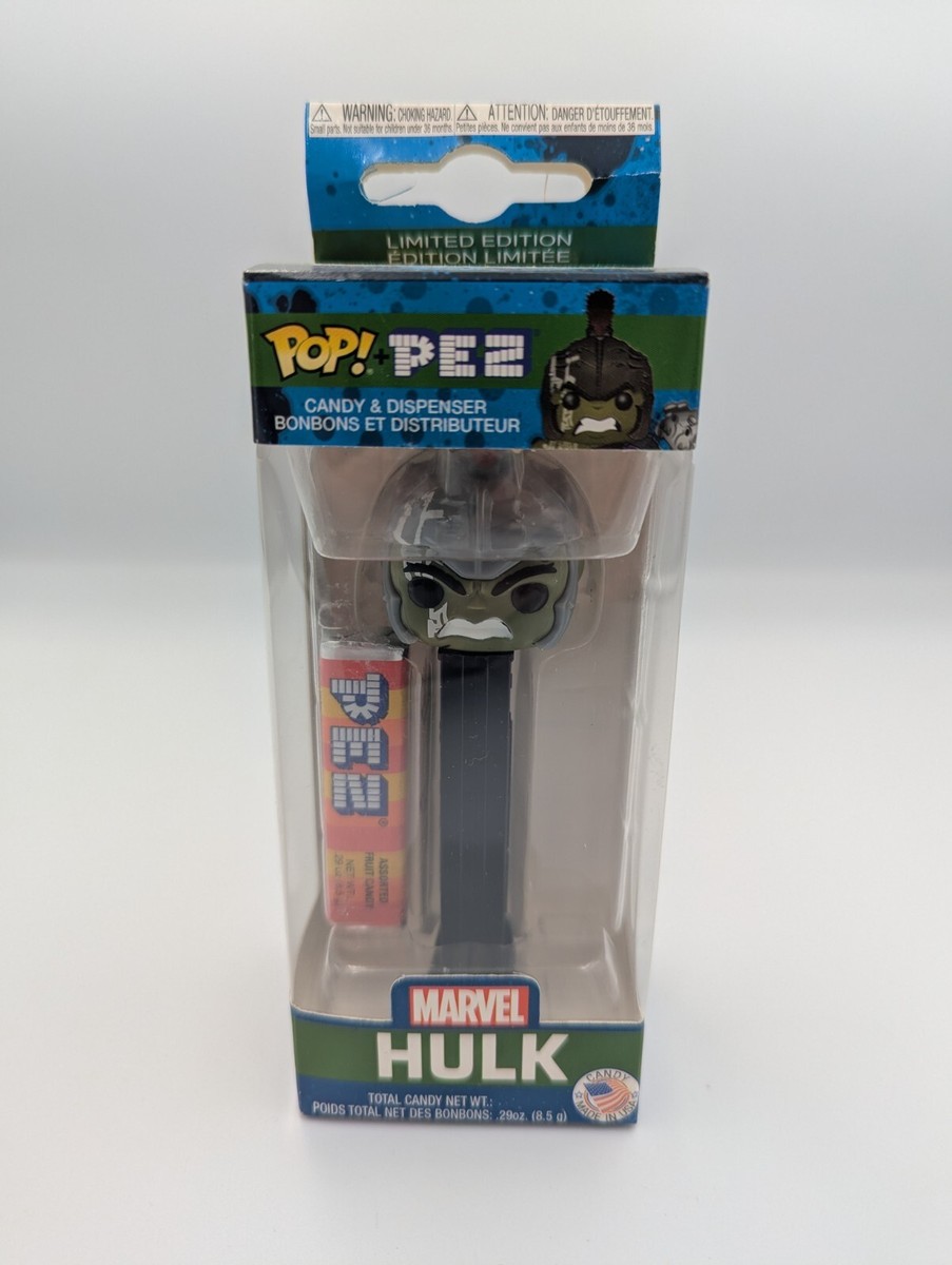 Funko Pop! PEZ: Marvel Hulk - Sammelfigur Mit Süßigkeitenspender, Mehrfarbig