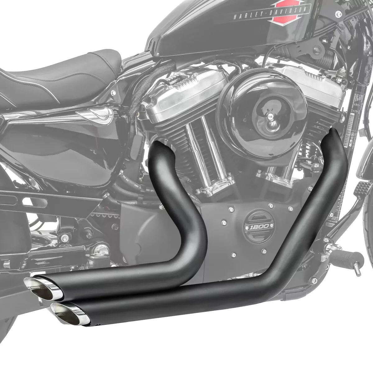 Harley davidson sportster exhaust pipes deals