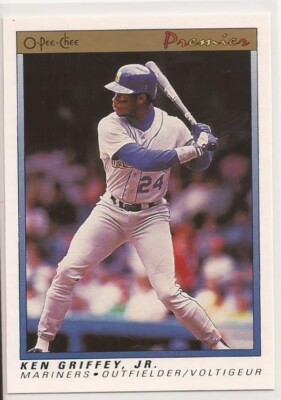 1991 O-Pee-Chee Premier Ken Griffey Jr. #56 Seattle Mariners
