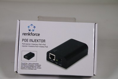 Renkforce RF-PoE-1000 Iniettore PoE IEEE 802.3af 12.95 W - Power over Ethernet