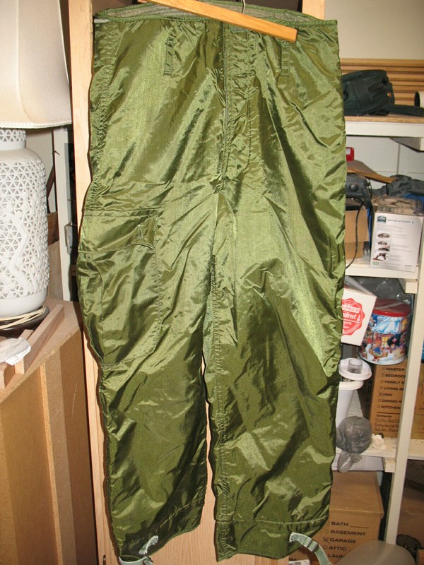 L@@K! 1971 Vietnam War A1 Impermeable Deck Trousers US Navy  Sz 38-40
