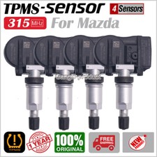 4Pcs Mazda 3 Tire Pressure Sensor TPMS for Mazda 2 3 5 6 CX7 CX9 MX5 BBM2-37-140