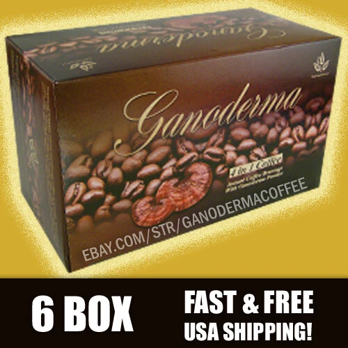 DIAMOND INTEREST Ganoderma 4 in 1 Coffee w/ creamer - 6 box (120 ct) - Free Shipping!