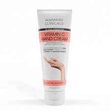 Advanced Clinicals Vitamin C Hand Cream for Dry Chapped Hands 8 Fl Oz 237mL