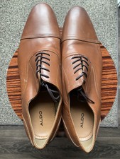 restoration mens justin lace up cap toe oxford shoes
