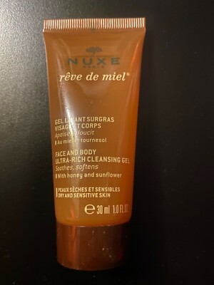 NUXE Reve de Miel Gel. Face and body ultra rich gel, 15 ml, mit Honig.
