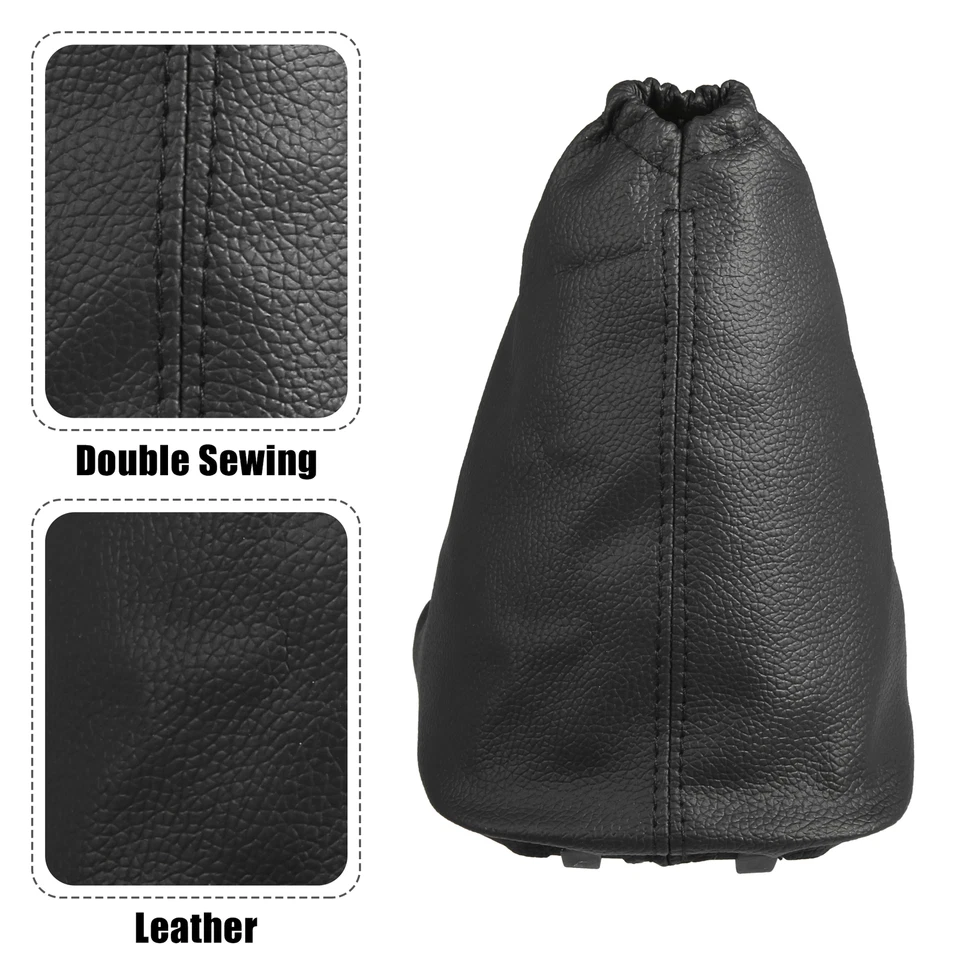 Cubierta de bota de cambio perilla de cambio de marchas bota cuero PU para Toyota Corolla Ex 1998-2009 Foto 4 de 4