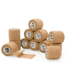Self Adherent Cohesive Bandages Wrap 12Packs 2 Inches X 5 Yards Non-Woven Sel...