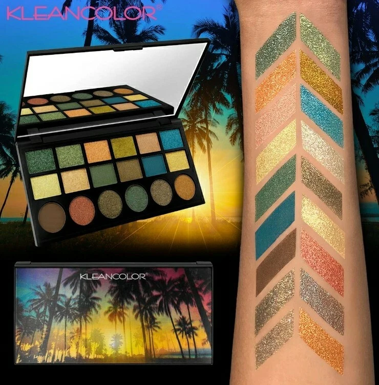 Kleancolor Tropical Passion Holographic Eyeshadow Palette - Image 4 of 4