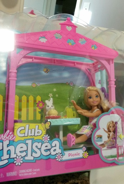 barbie club chelsea picnic doll & playset
