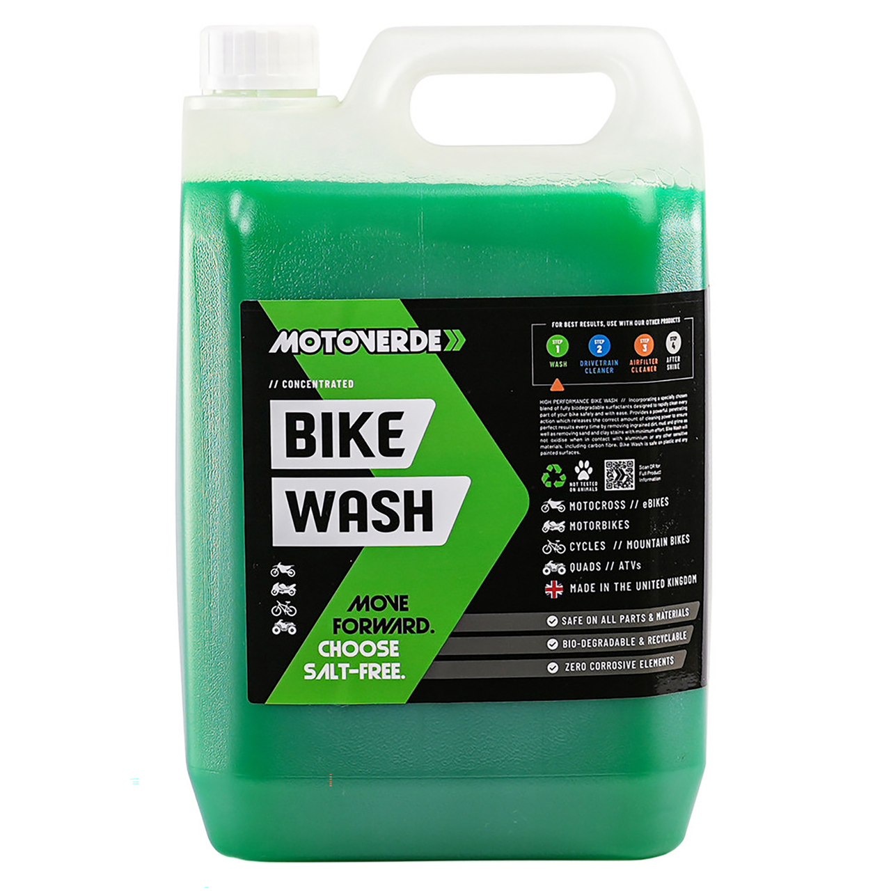 Motoverde MX Bike Wash Concentrated 5 Litre Refill Motocross Off-Road Enduro