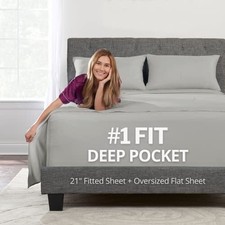 Extra Deep Pocket Perfect Fit Bed Sheets 1800 Collection Fit From 13 to 23